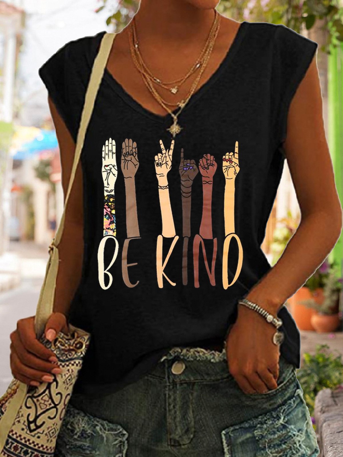 Be Kind Letter Knit Tank