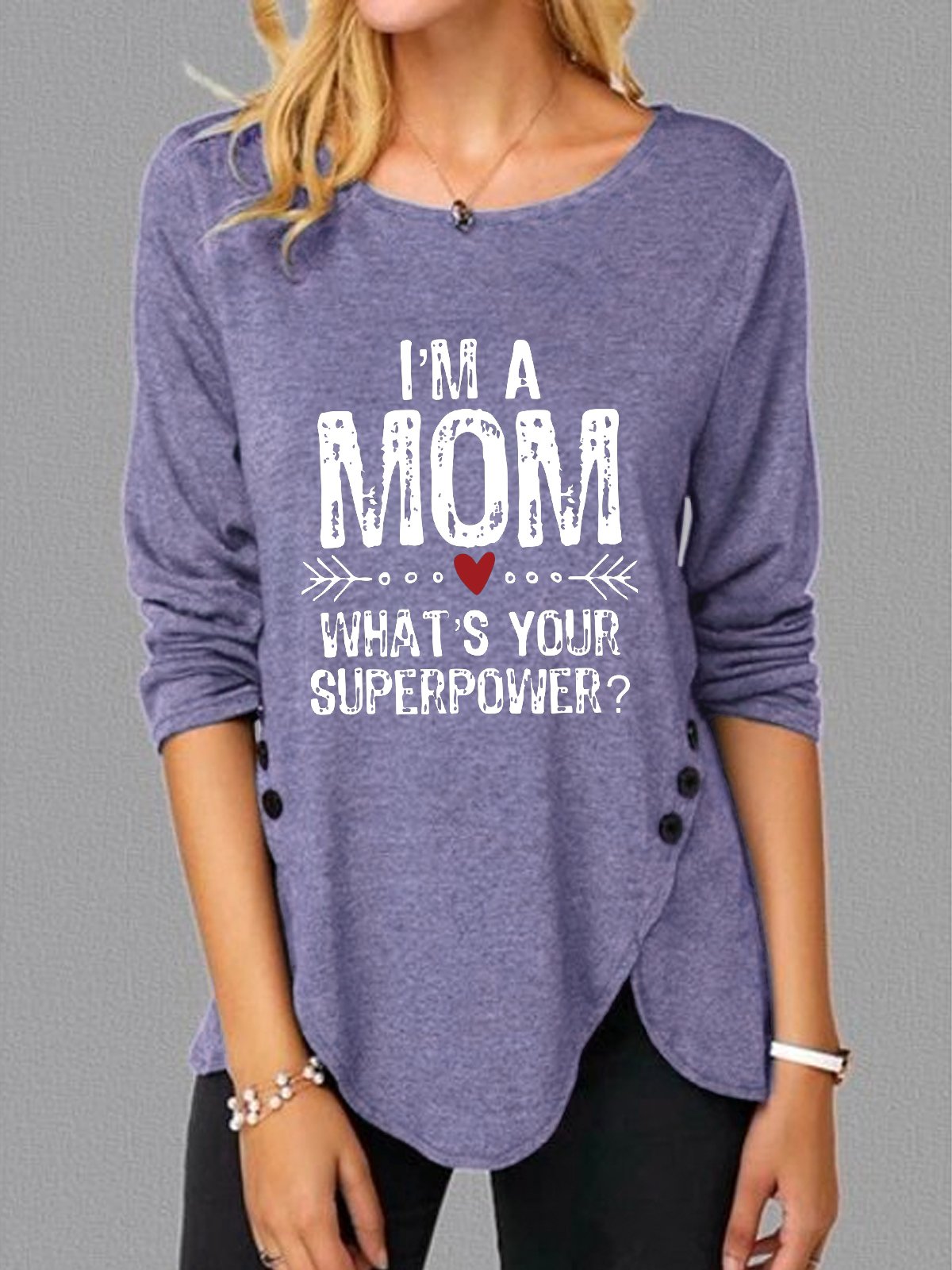 I'm A Mom What's Your Superpower Long-sleeve Shirt