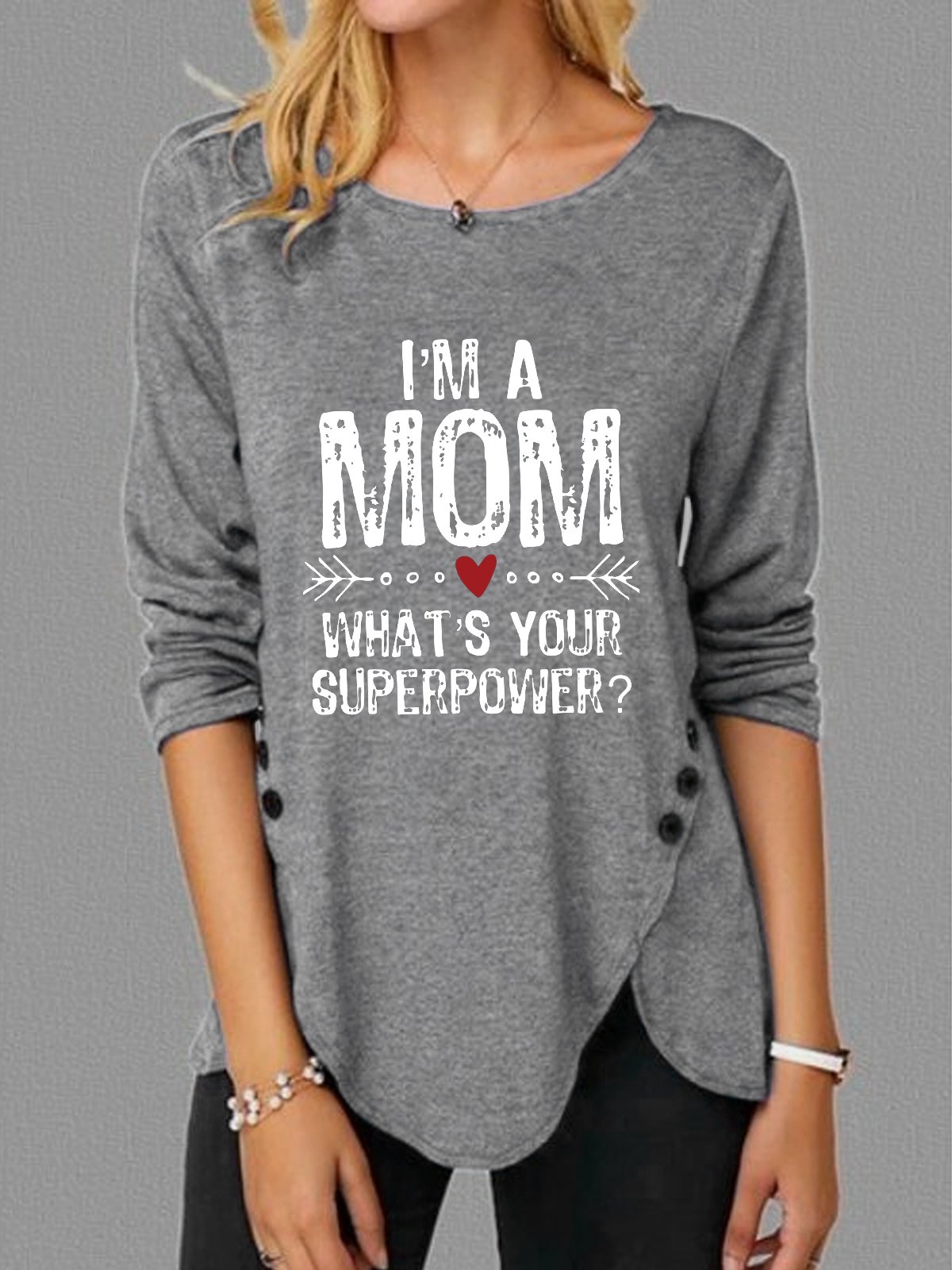 I'm A Mom What's Your Superpower Long-sleeve Shirt