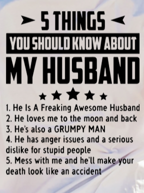 Five Things About My Husband T-Shirt