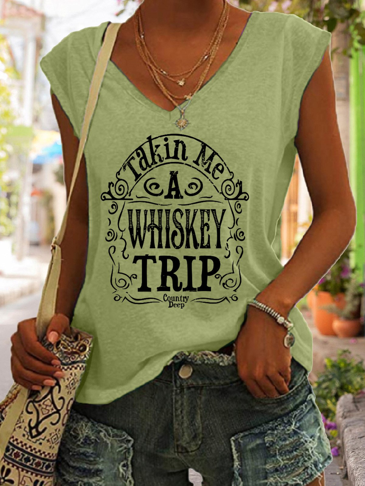 Takin Me A Whiskey Trip Women's Tank