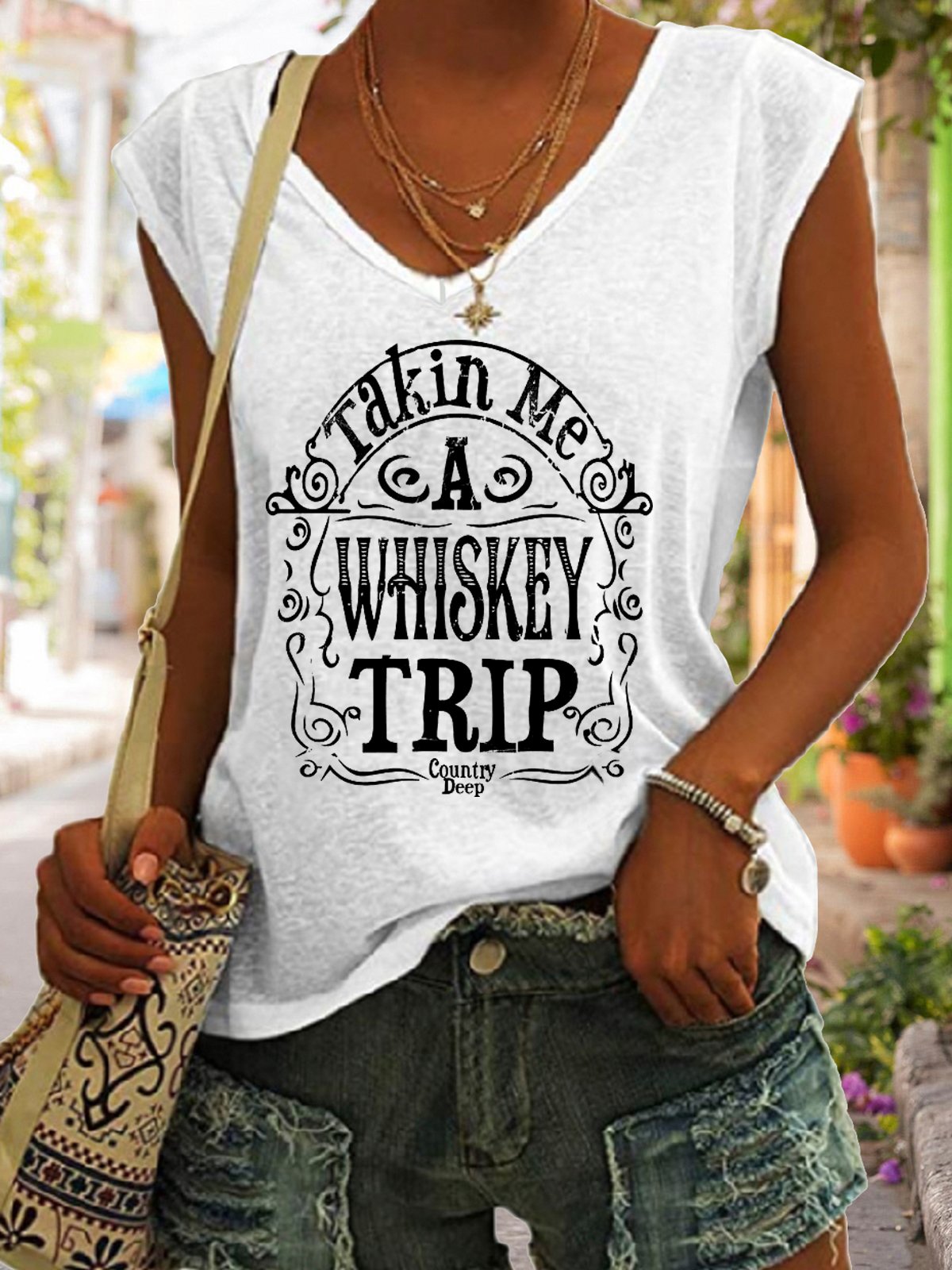 Takin Me A Whiskey Trip Women's Tank