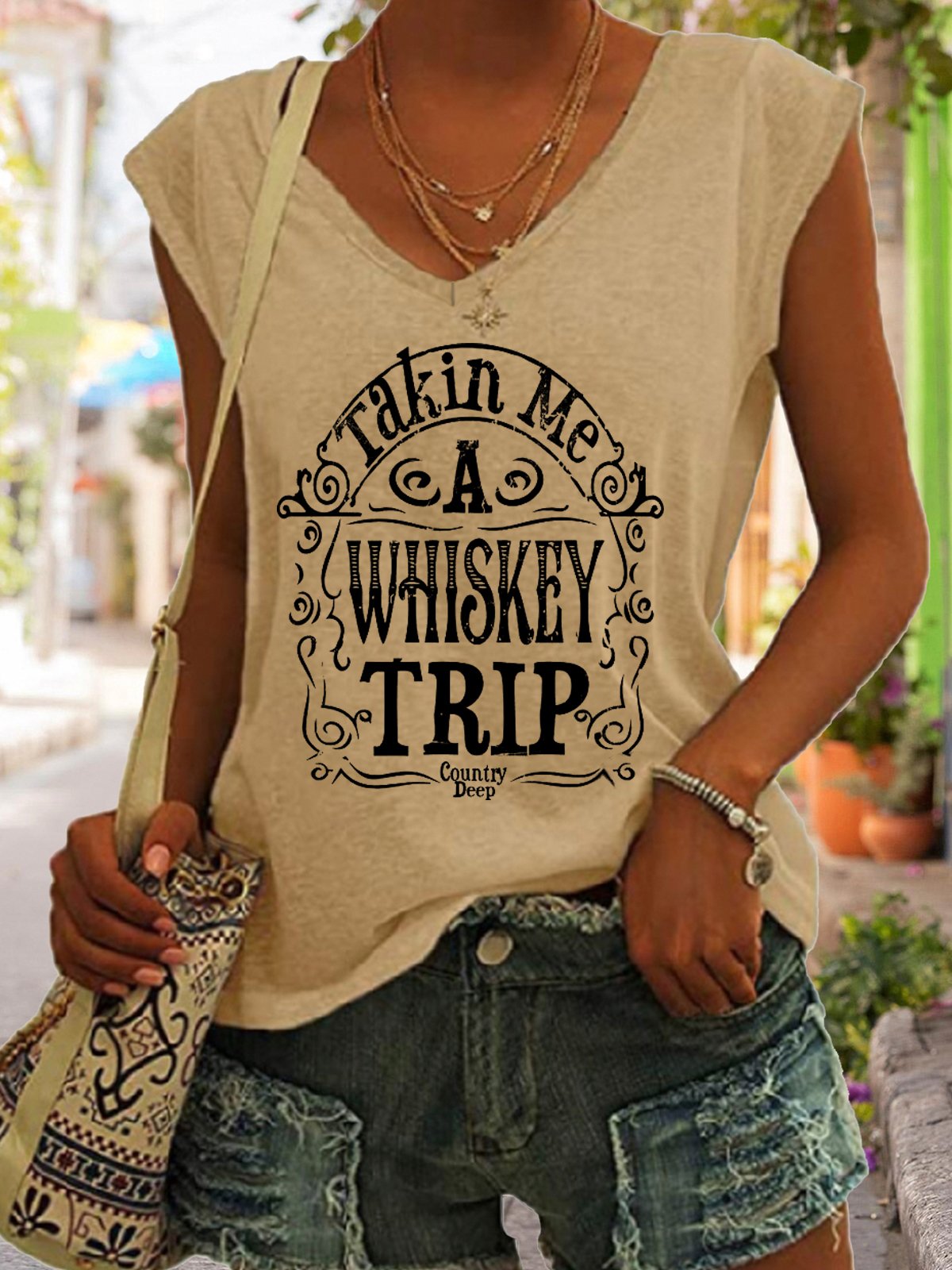 Takin Me A Whiskey Trip Women's Tank