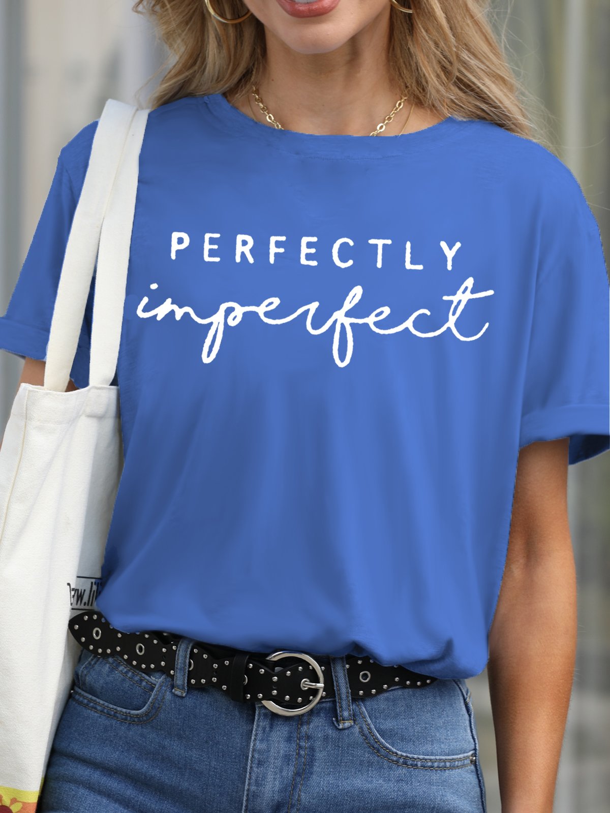 Perfectly Imperfect Casual Short Sleeve T-Shirt