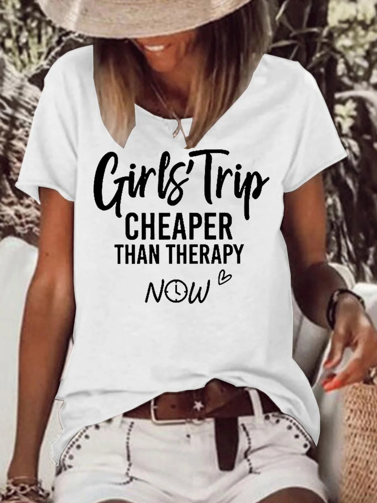 Girls Trip Funny Casual Short Sleeve Tops