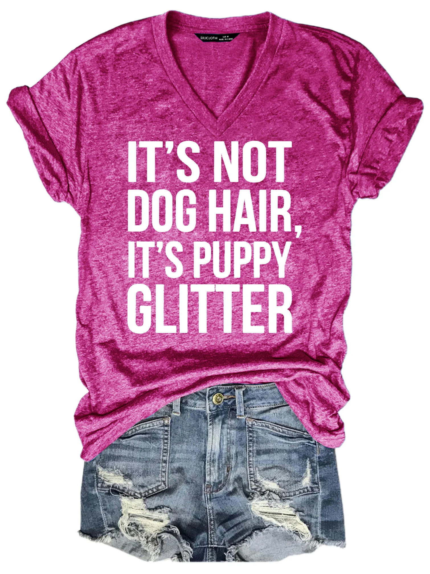 It's Not Dog Hair It's Puppy Glitter Funny Shirts&Tops