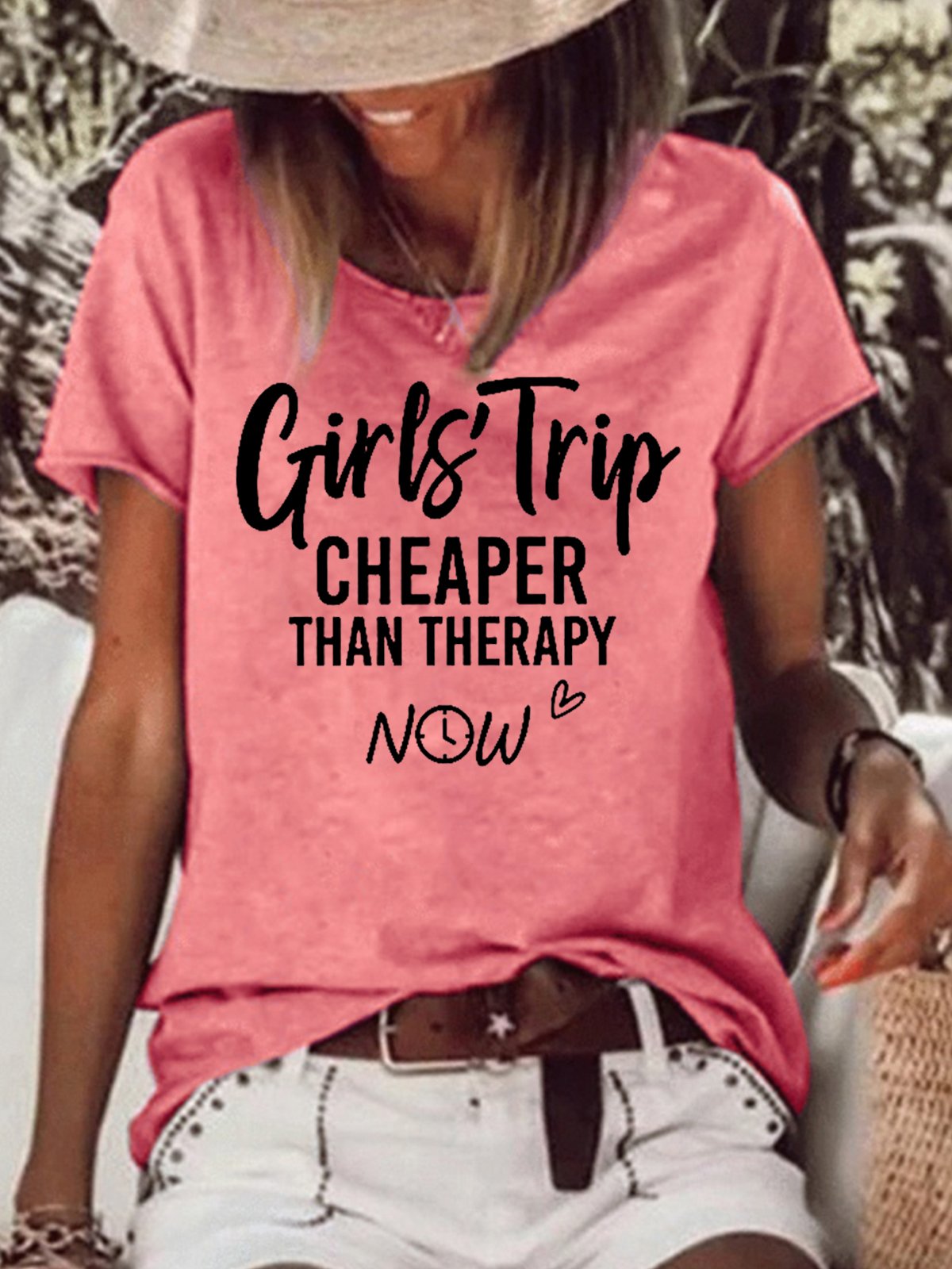 Girls Trip Funny Casual Short Sleeve Tops