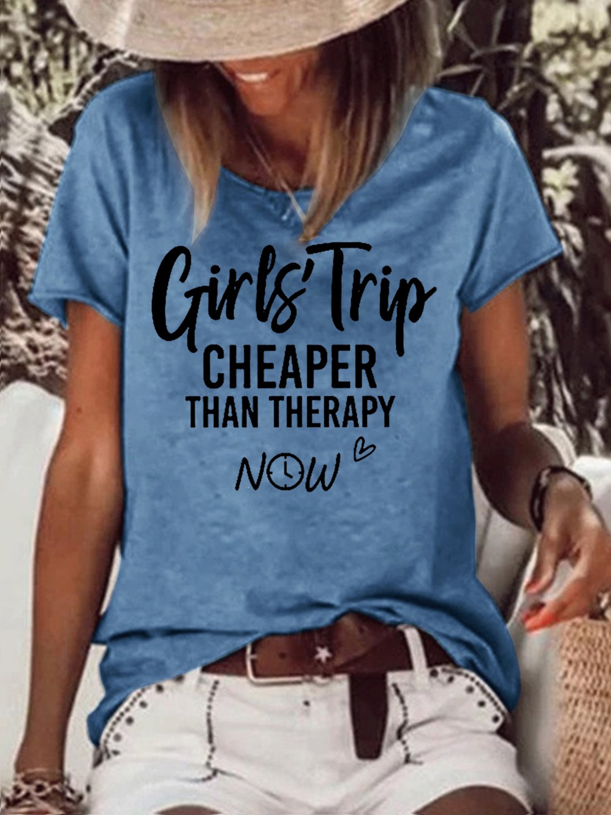 Girls Trip Funny Casual Short Sleeve Tops