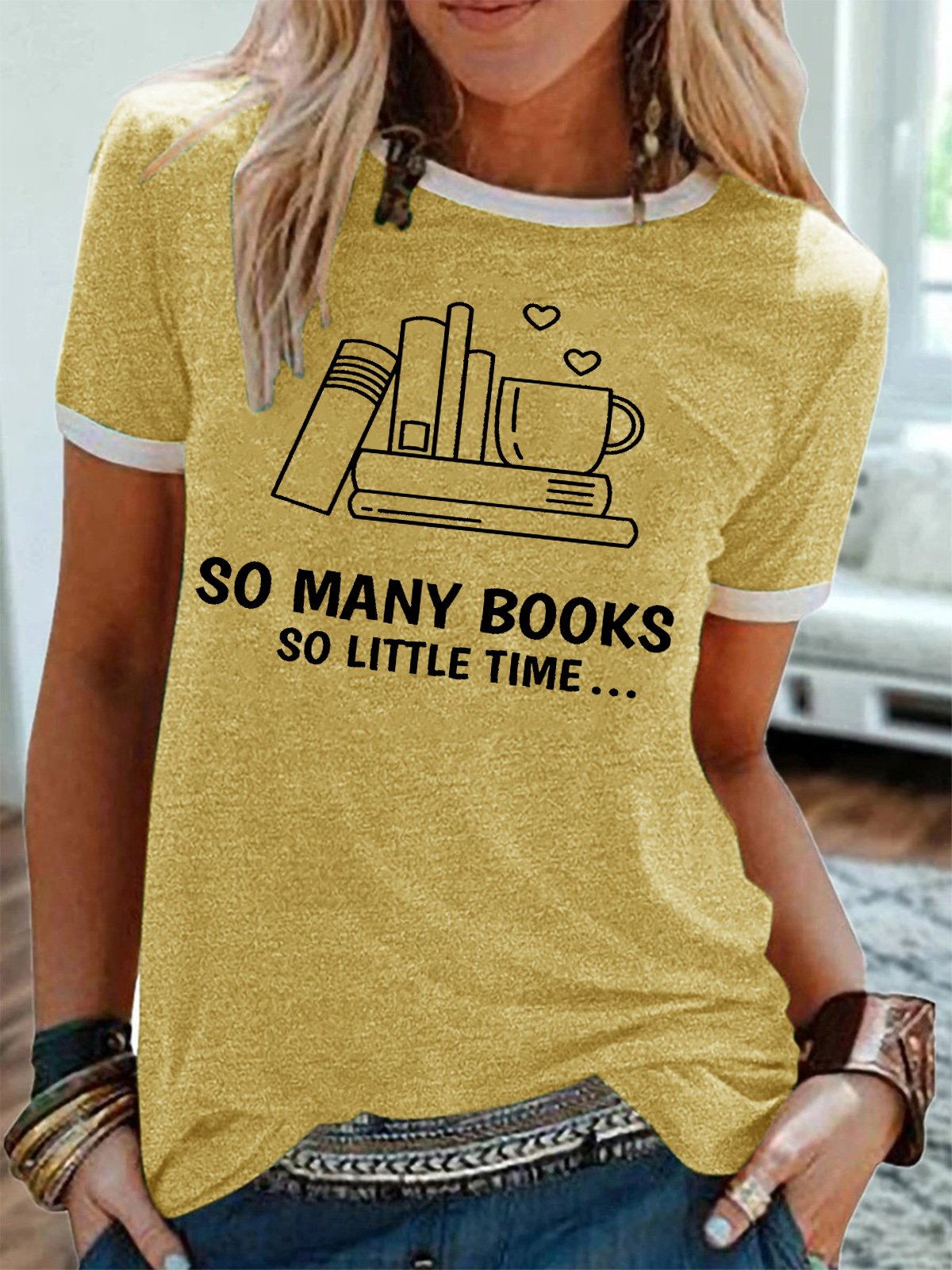 Book Lover Reading Casual Short Sleeve T-Shirt