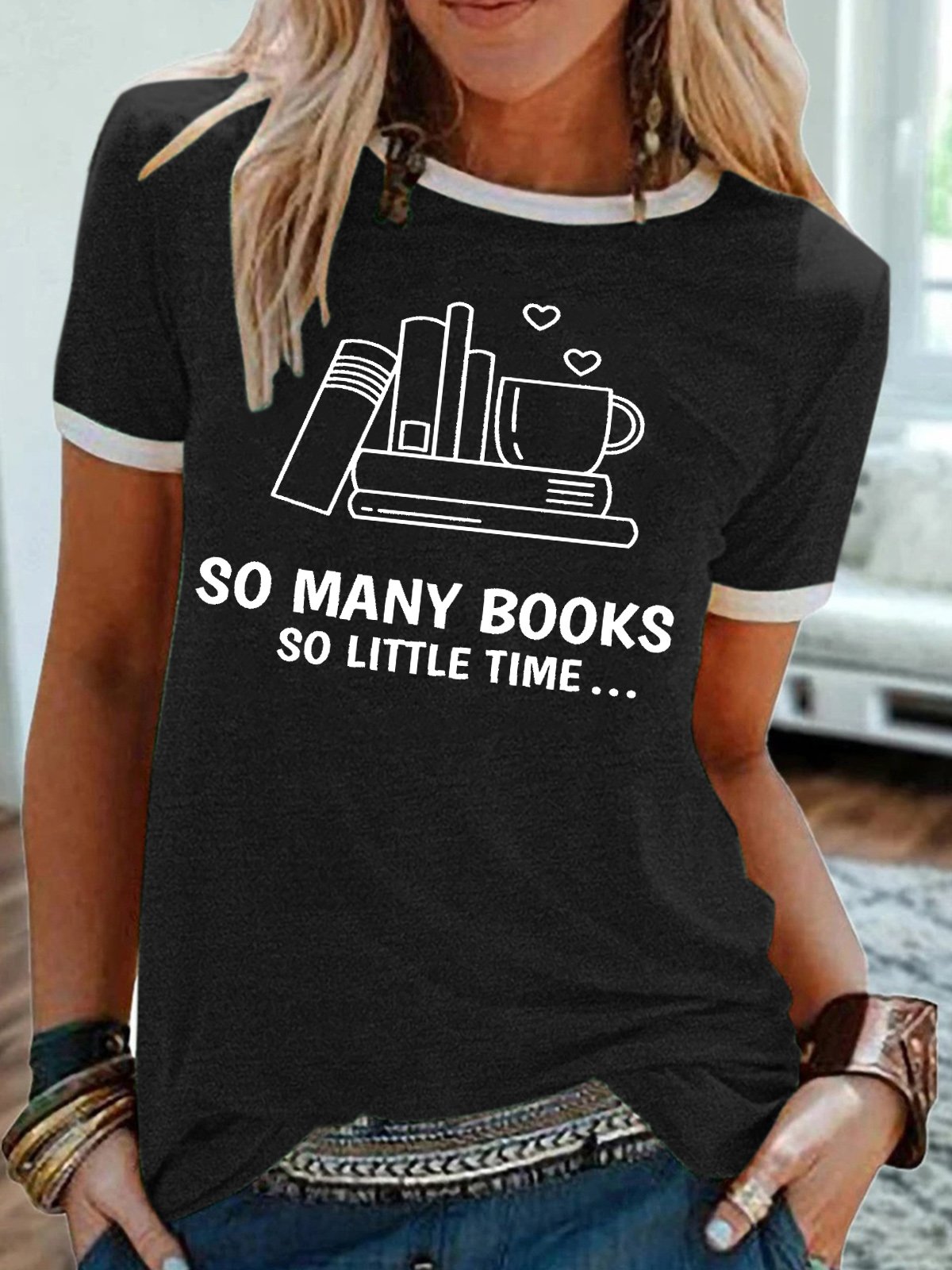 Book Lover Reading Casual Short Sleeve T-Shirt