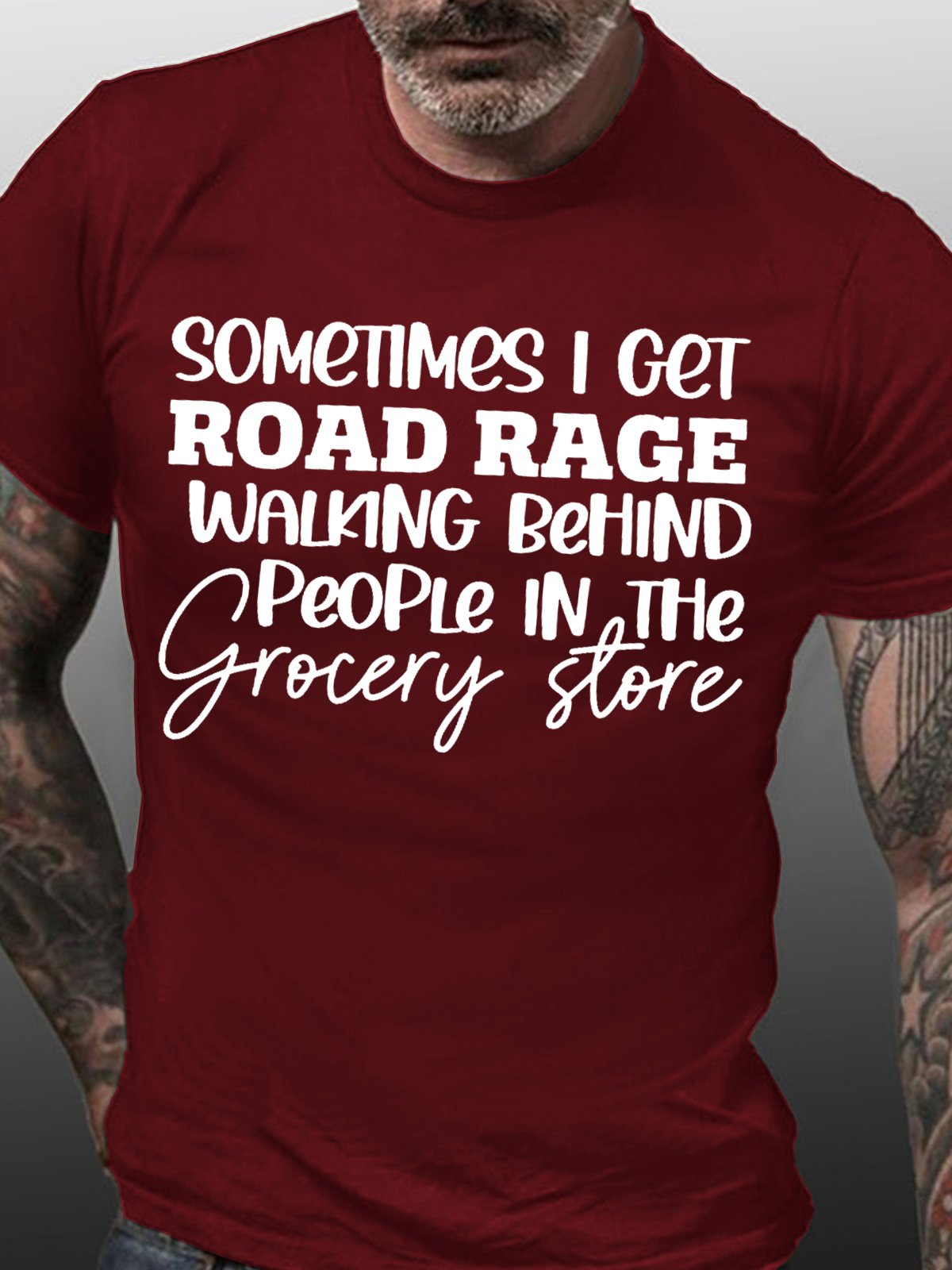 I Sometimes Get Road Rage When I Walk Behind Men's Short Sleeve T-Shirt