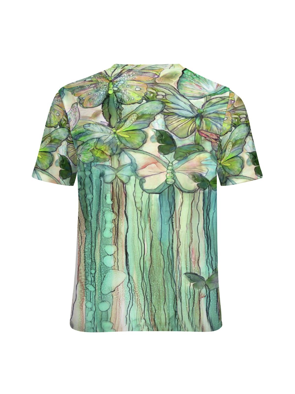 Casual Abstract Regular Fit Short Sleeve T-Shirt