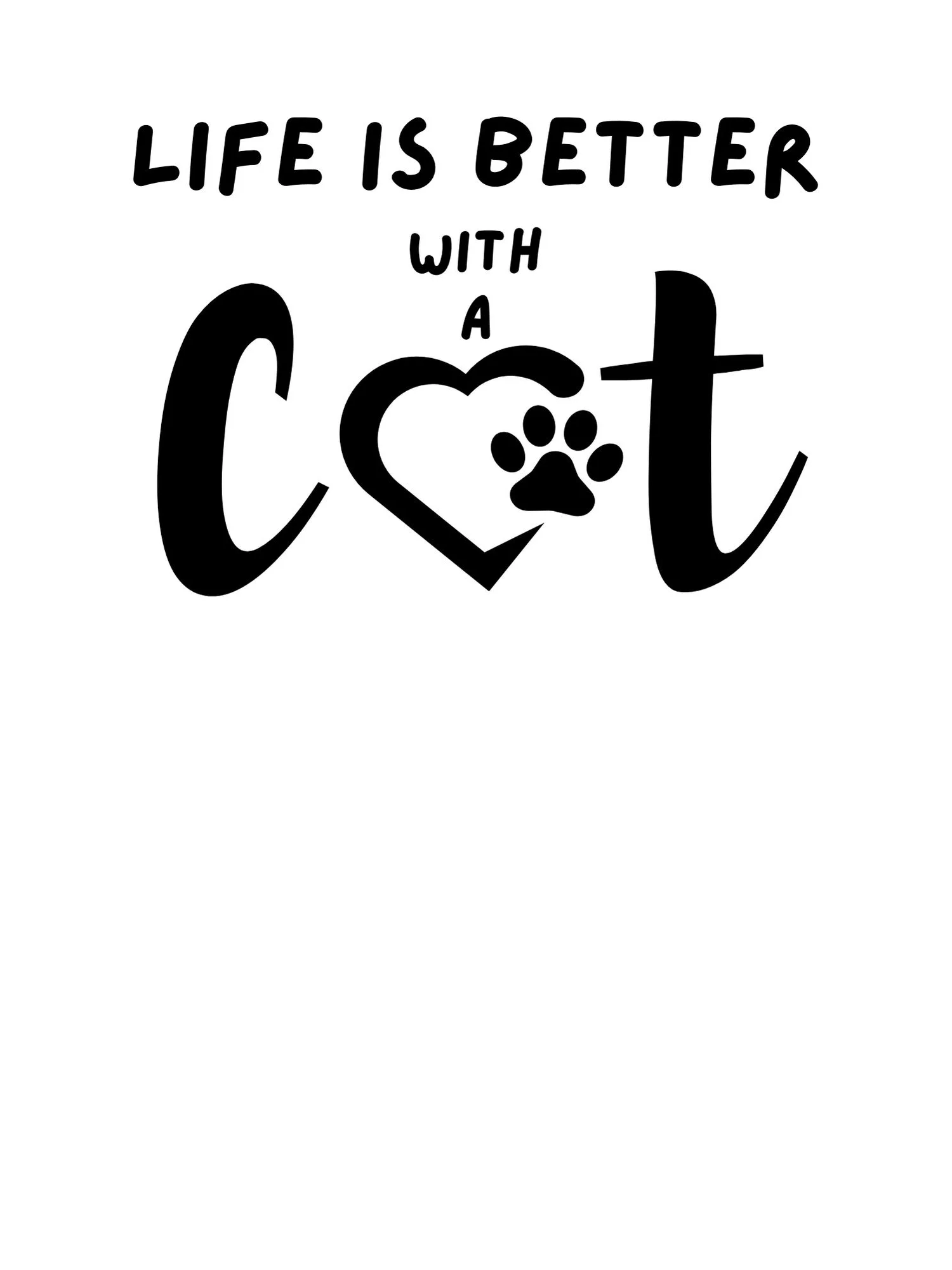 Lilicloth x Kat8lyst Life Is Better With A Cat V-neck Tank Top