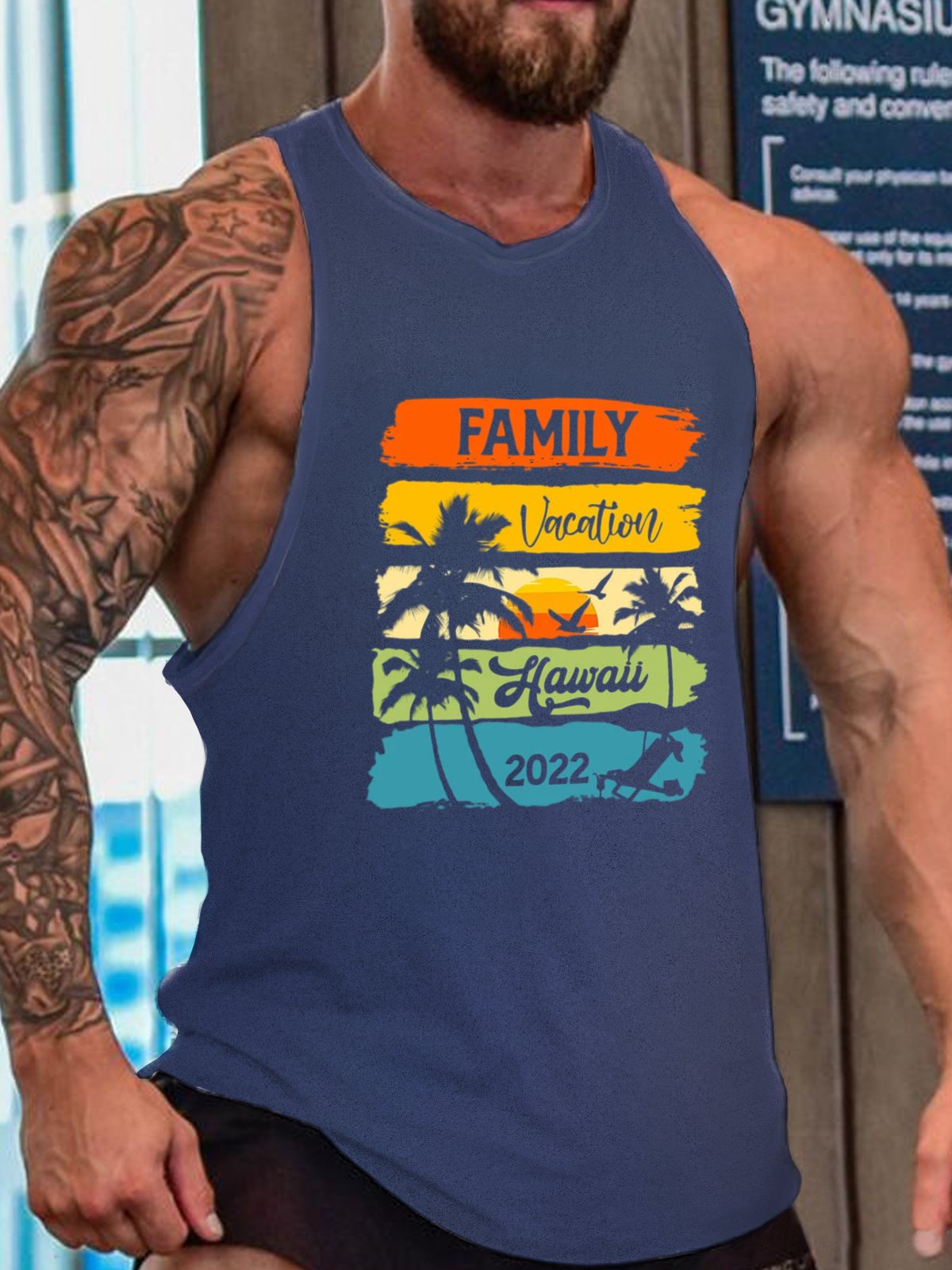 Family Vacation Men's Sleeveless Tank Top