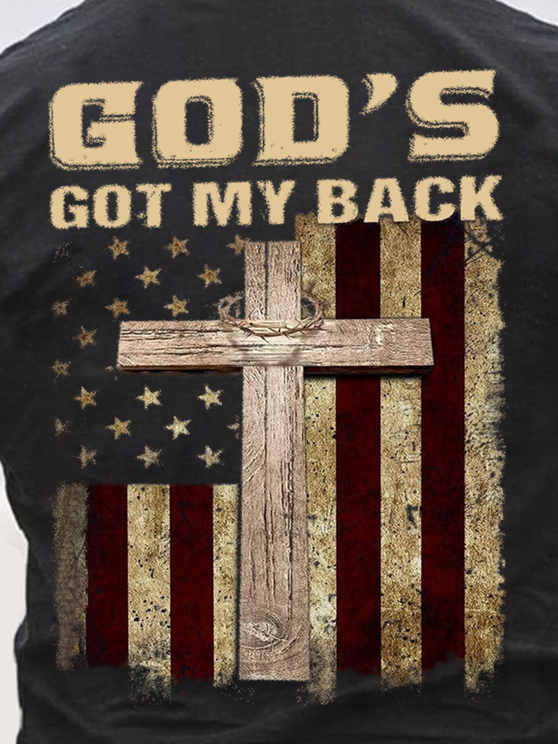 God's Got My Back Men's Loose T-Shirt