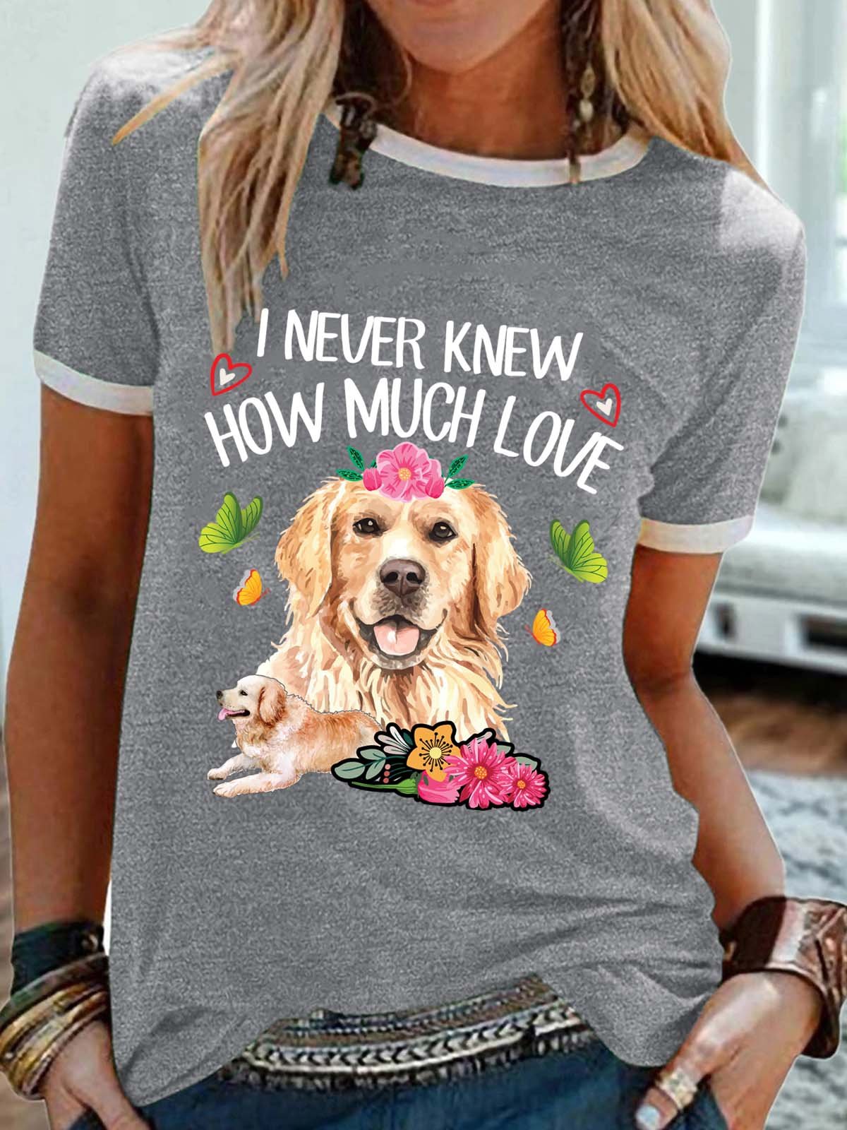 Dog Graphic Women’s Casual Fit T-shirt