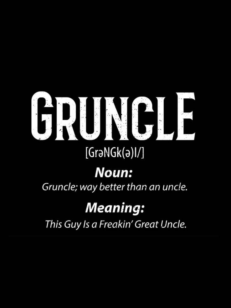 Gruncle Funny Saying Crew Neck T-shirt