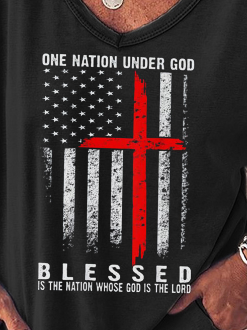 Blessed Is The Nation Whose God Is The Lord Women's T-Shirt