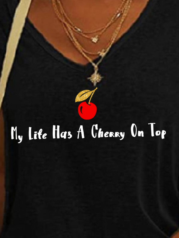 Lilicloth x Girlie a la Mode My Life Has A Cherry On Top Women's Tank & Cami