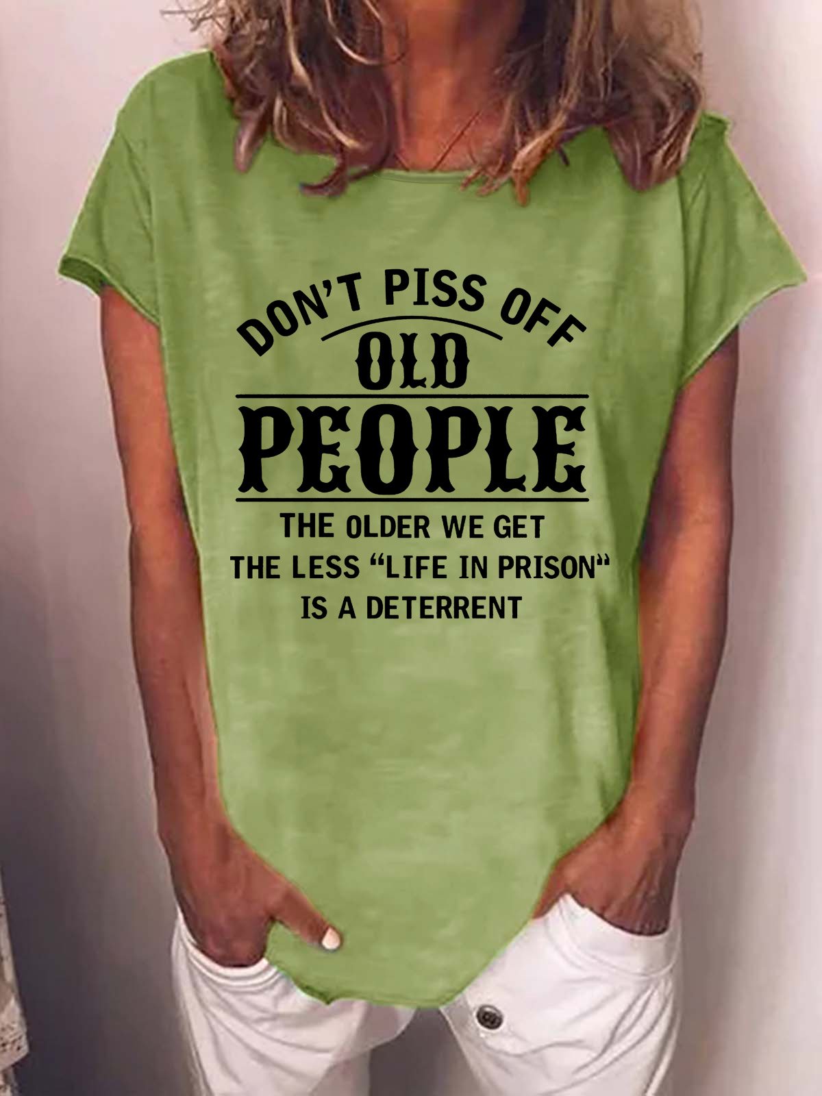 Dont Piss Off Old People Women's T-Shirt