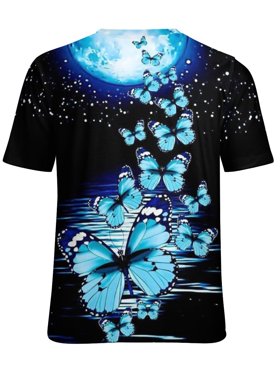 Women Butterfly Loose Simple T-Shirt