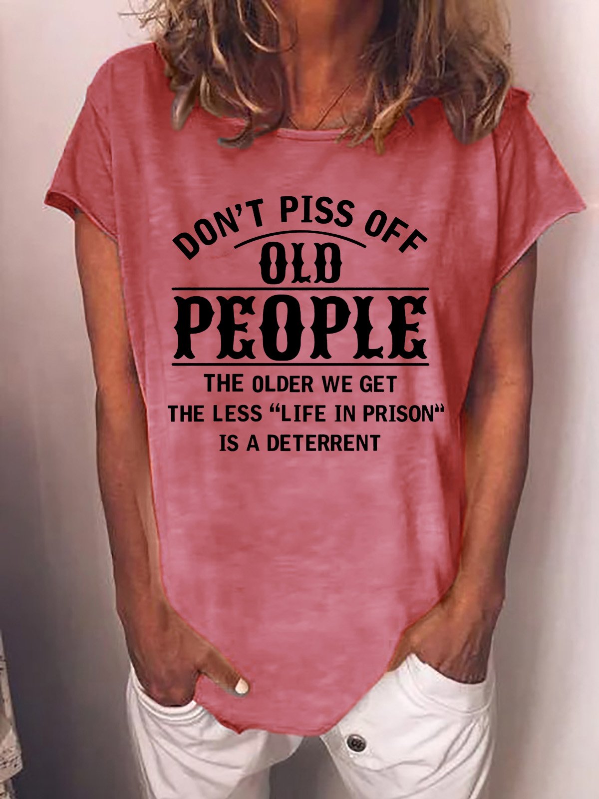 Dont Piss Off Old People Women's T-Shirt