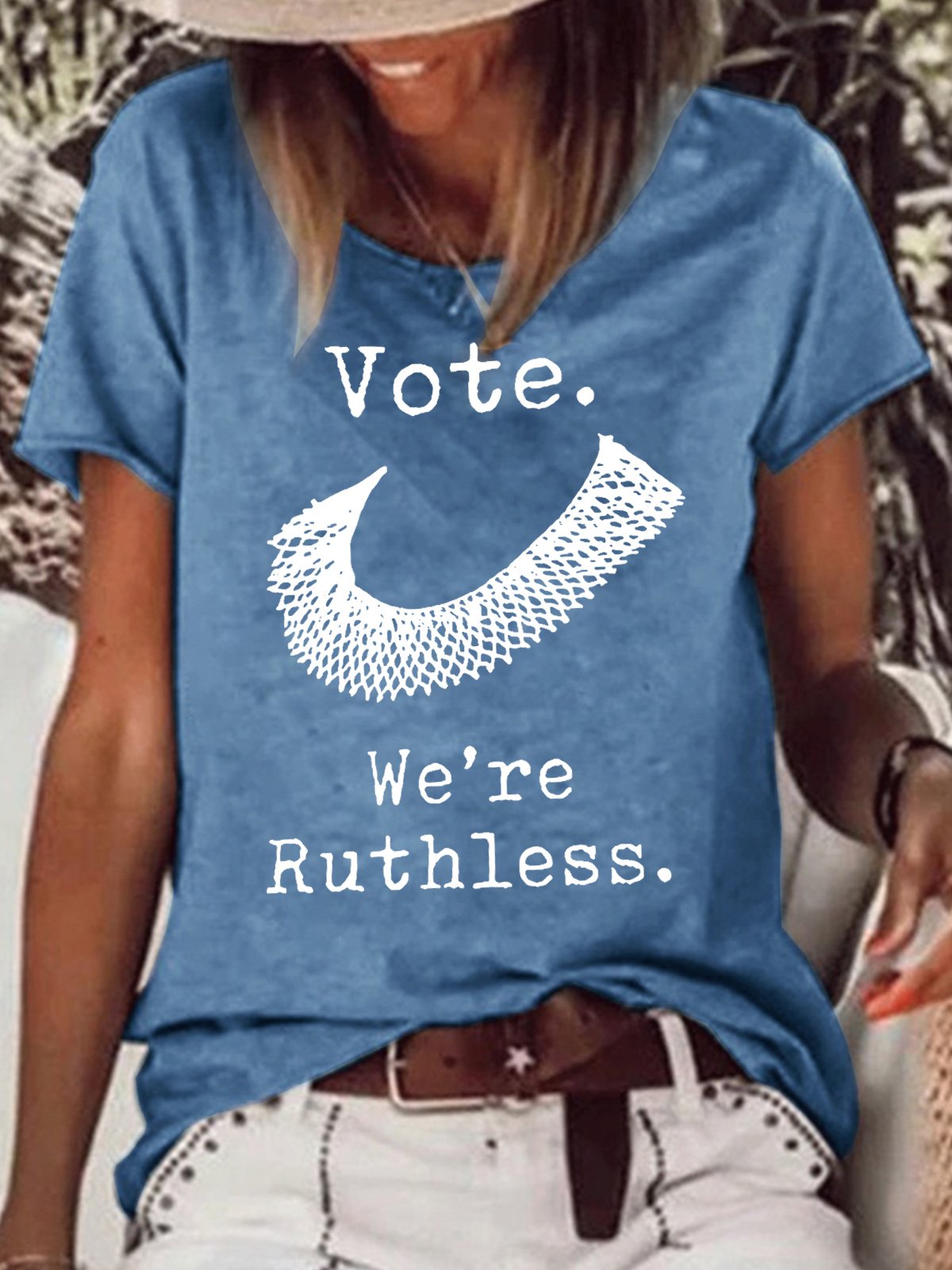 Womens Women Vote We're Ruthless Casual T-Shirt