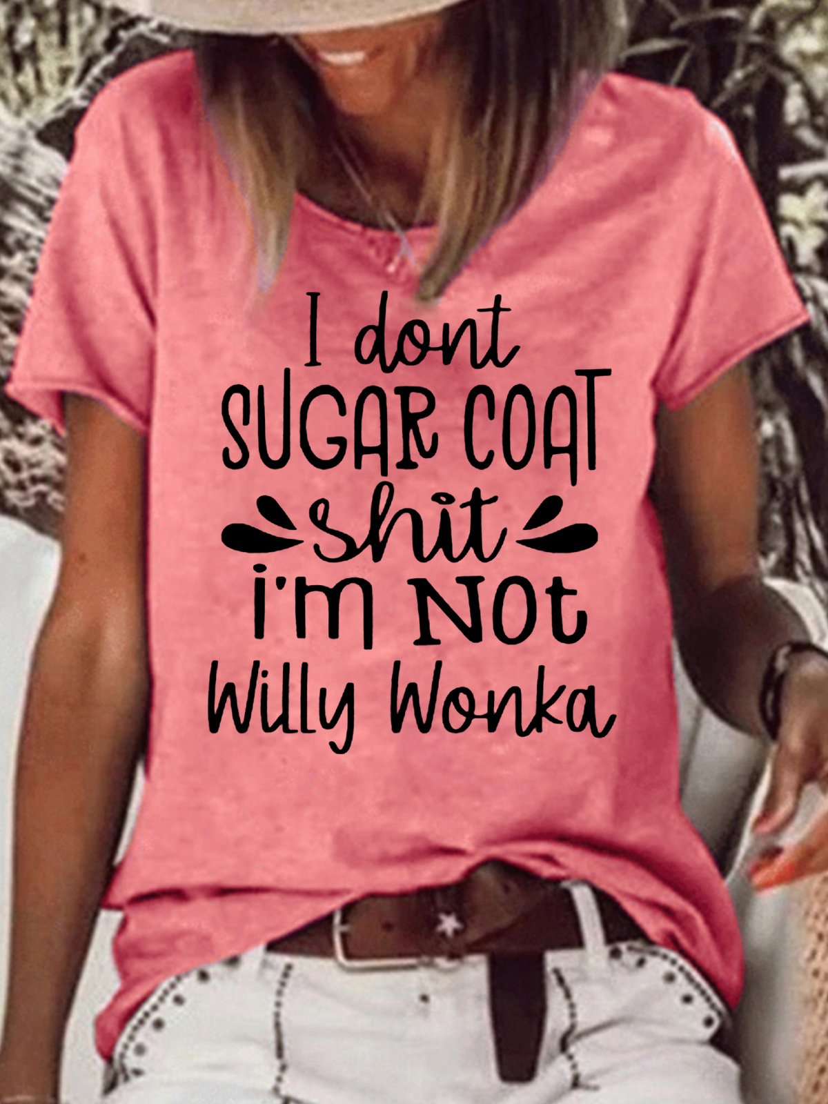 Womens I Don't Sugar Coat Casual T-Shirt