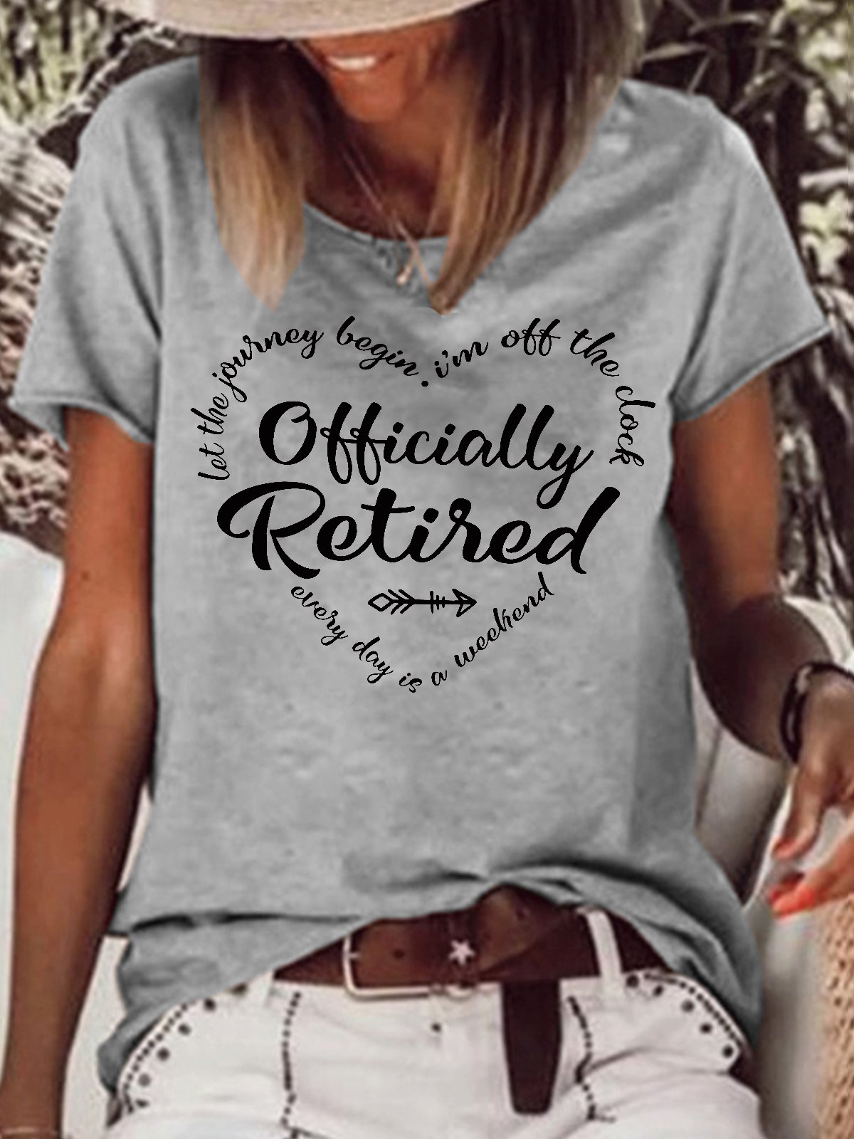 Womens Retired Crew Neck T-Shirt