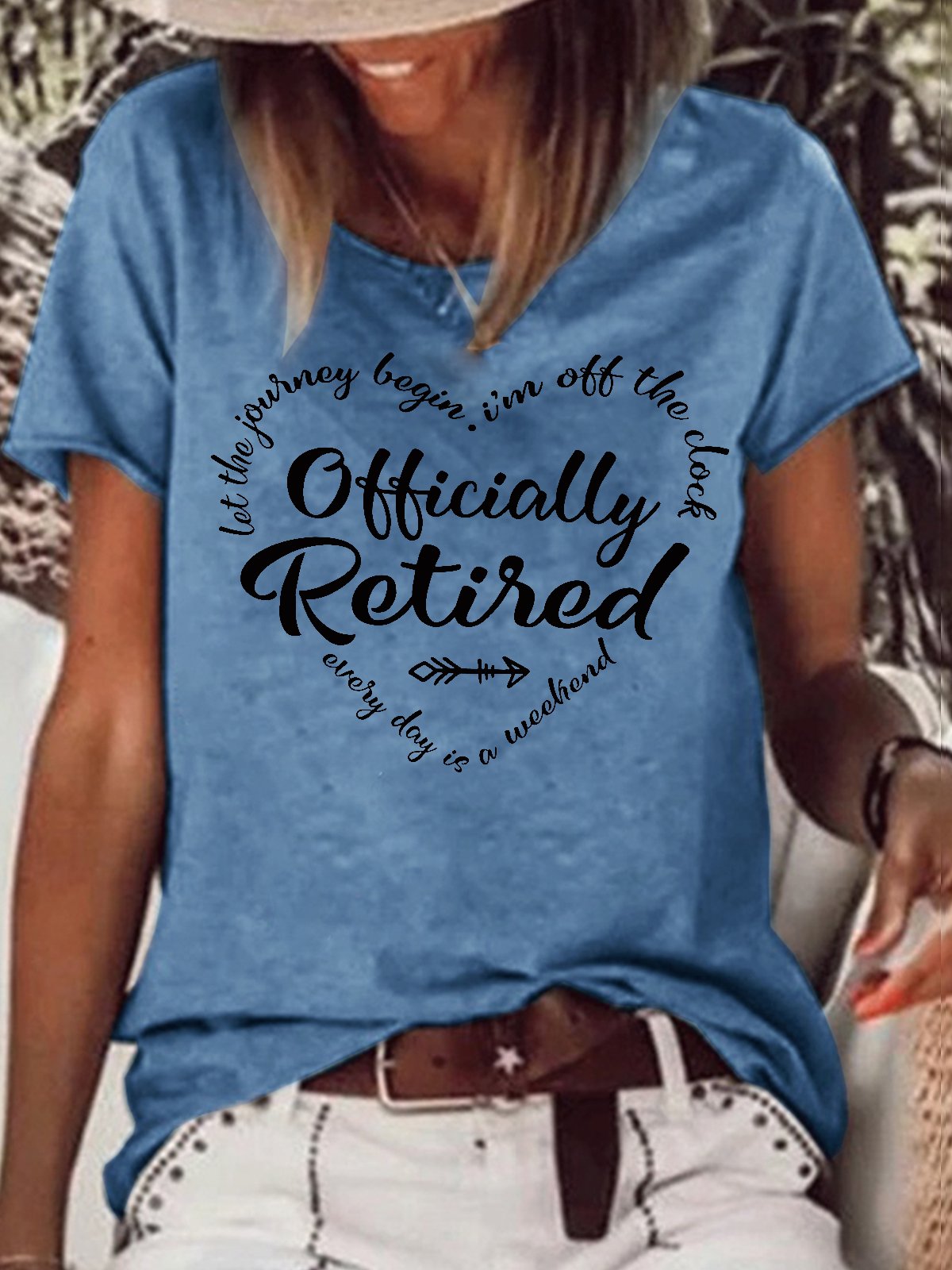 Womens Retired Crew Neck T-Shirt