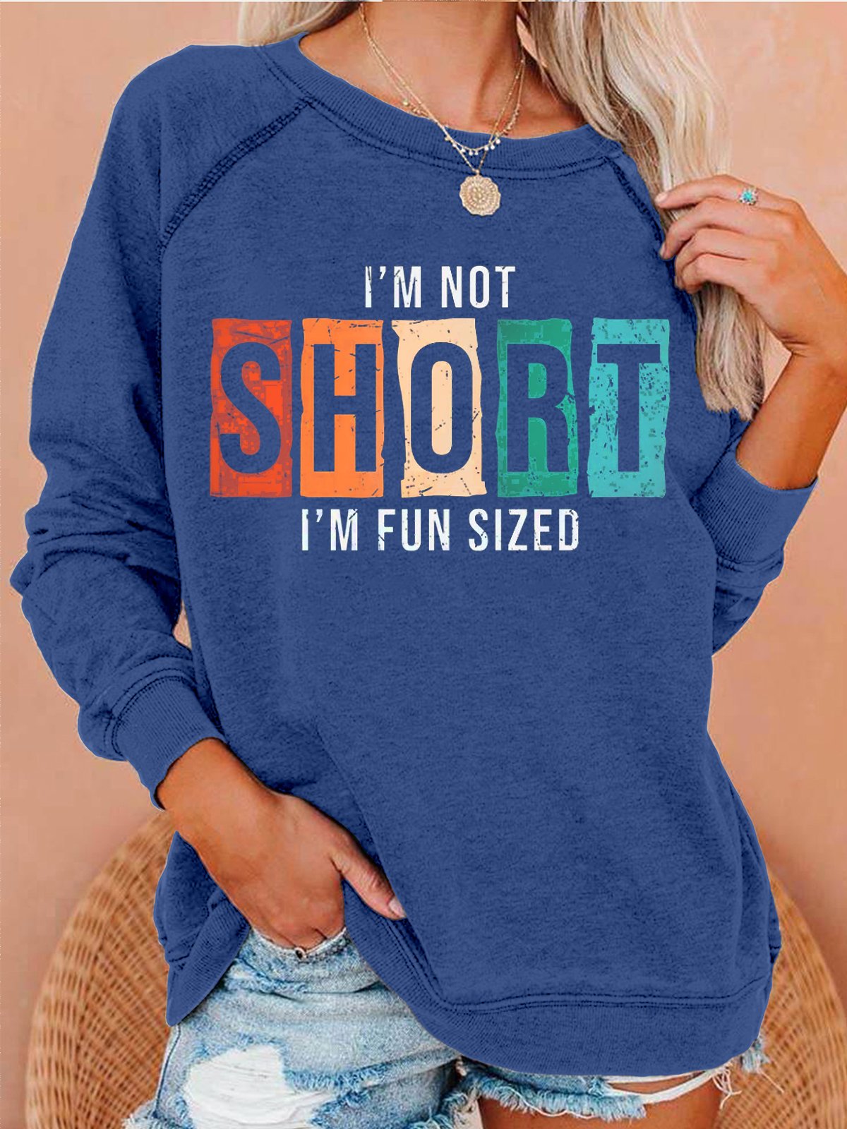 Women’s I Am Not Short I Am Fun Sized Casual Sweatshirt