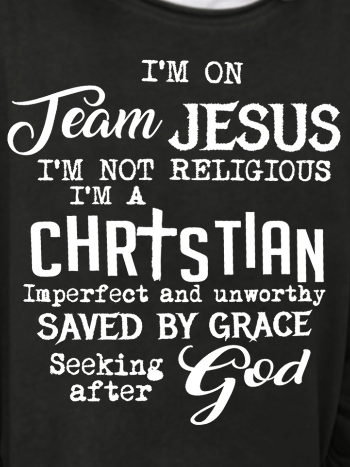 I'm On Team Jesus Women's Sweatshirt