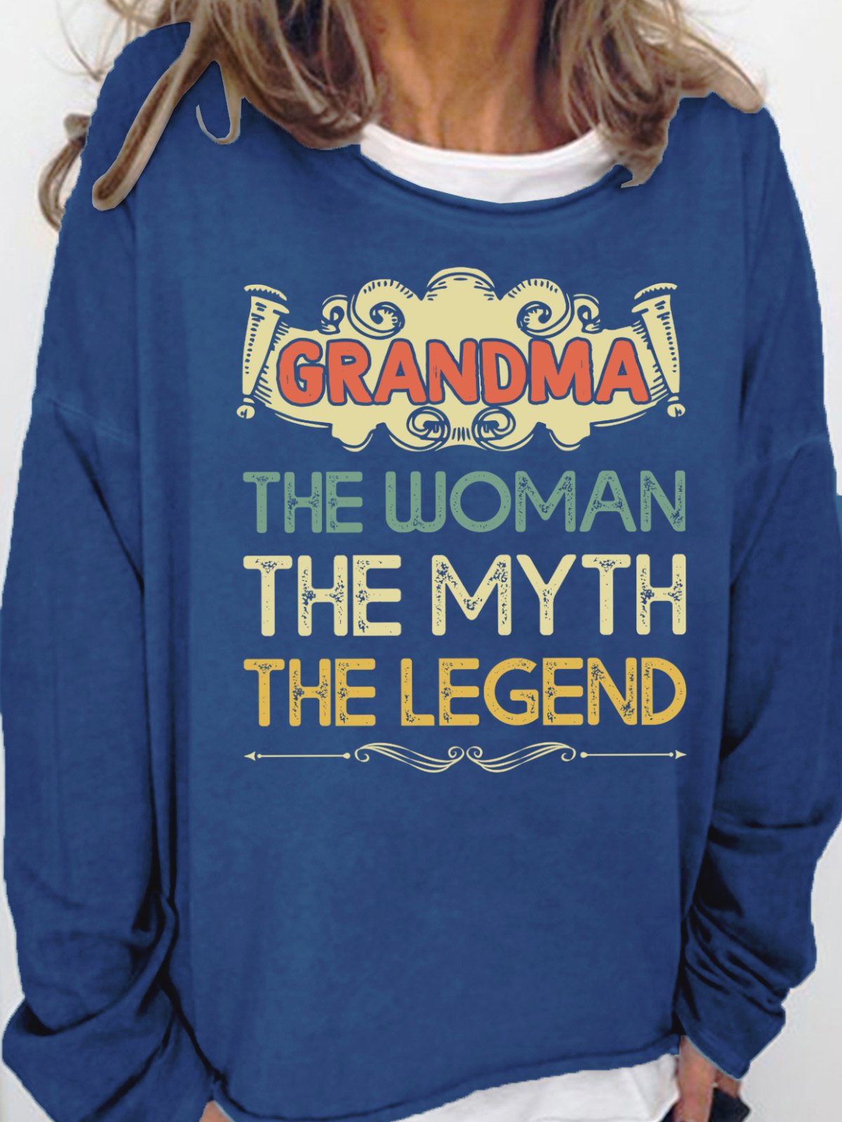 Grandma Women`s Loose Casual Sweatshirt