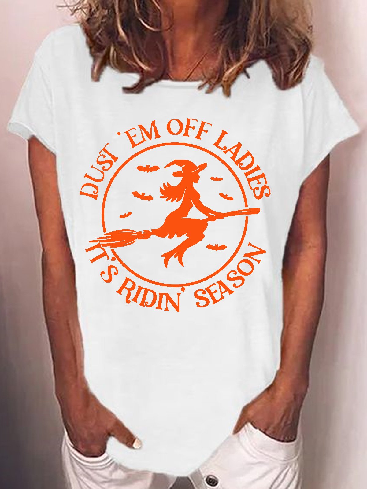 Womens Dust 'em Off Ladies It's Ridin' Season T-Shirt