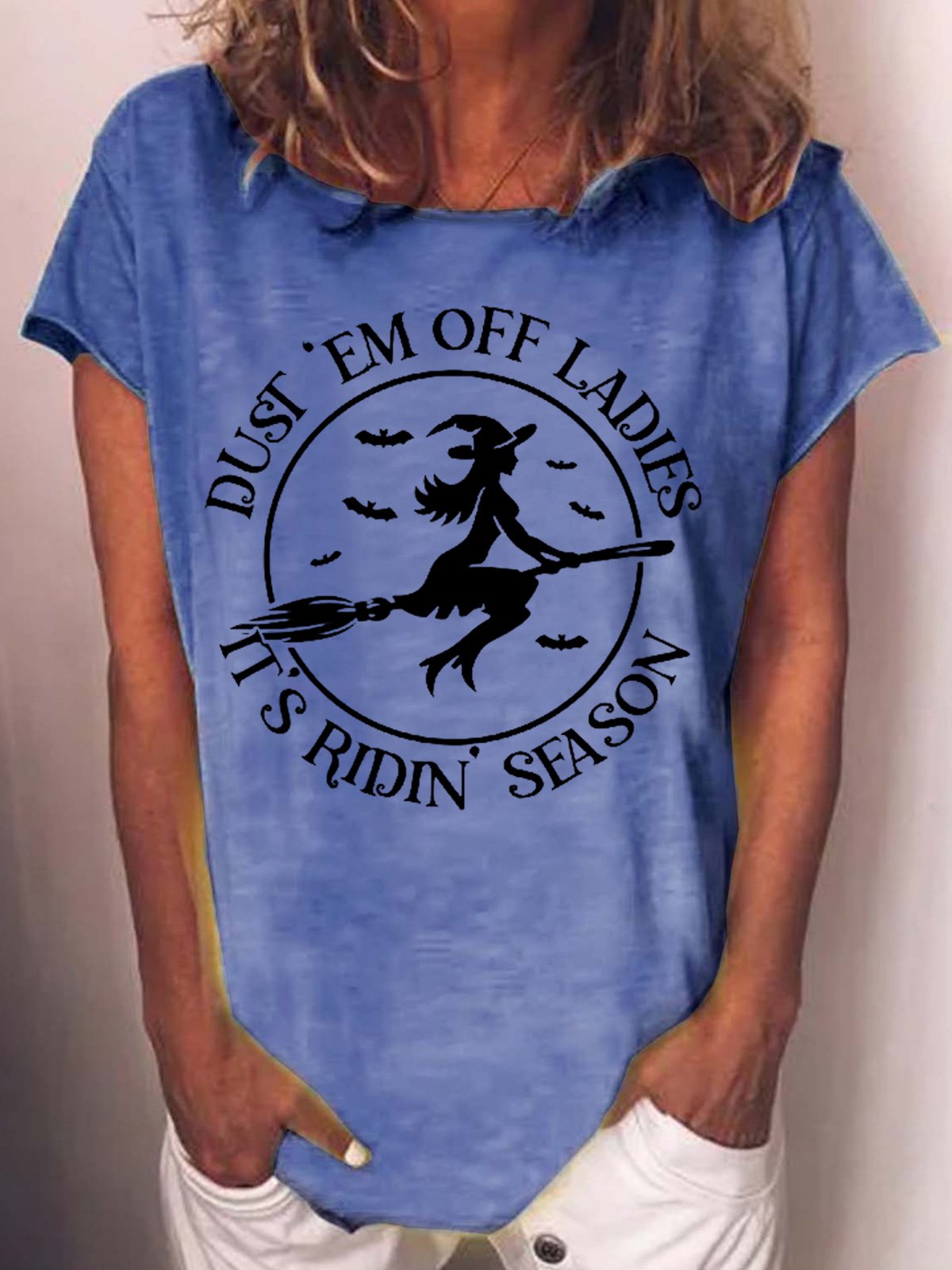 Womens Dust 'em Off Ladies It's Ridin' Season T-Shirt