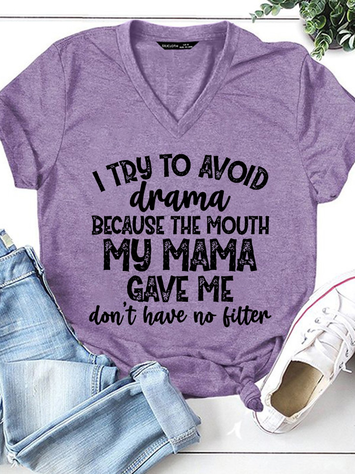 Womens I Try To Avoid Drama T-Shirt