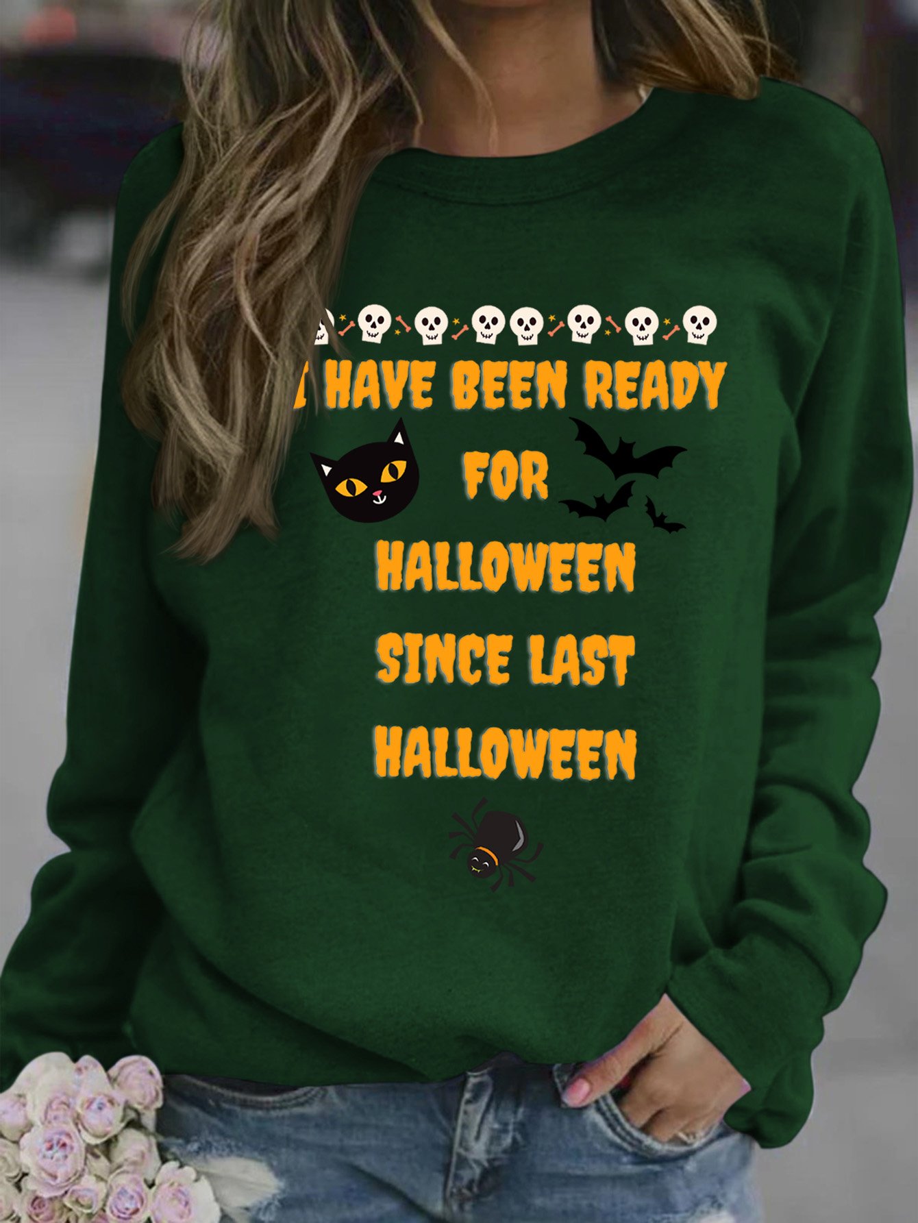 Lilicloth X Kat8lyst I Have Been Ready For Halloween Since Last Halloween Women's Sweatshirt