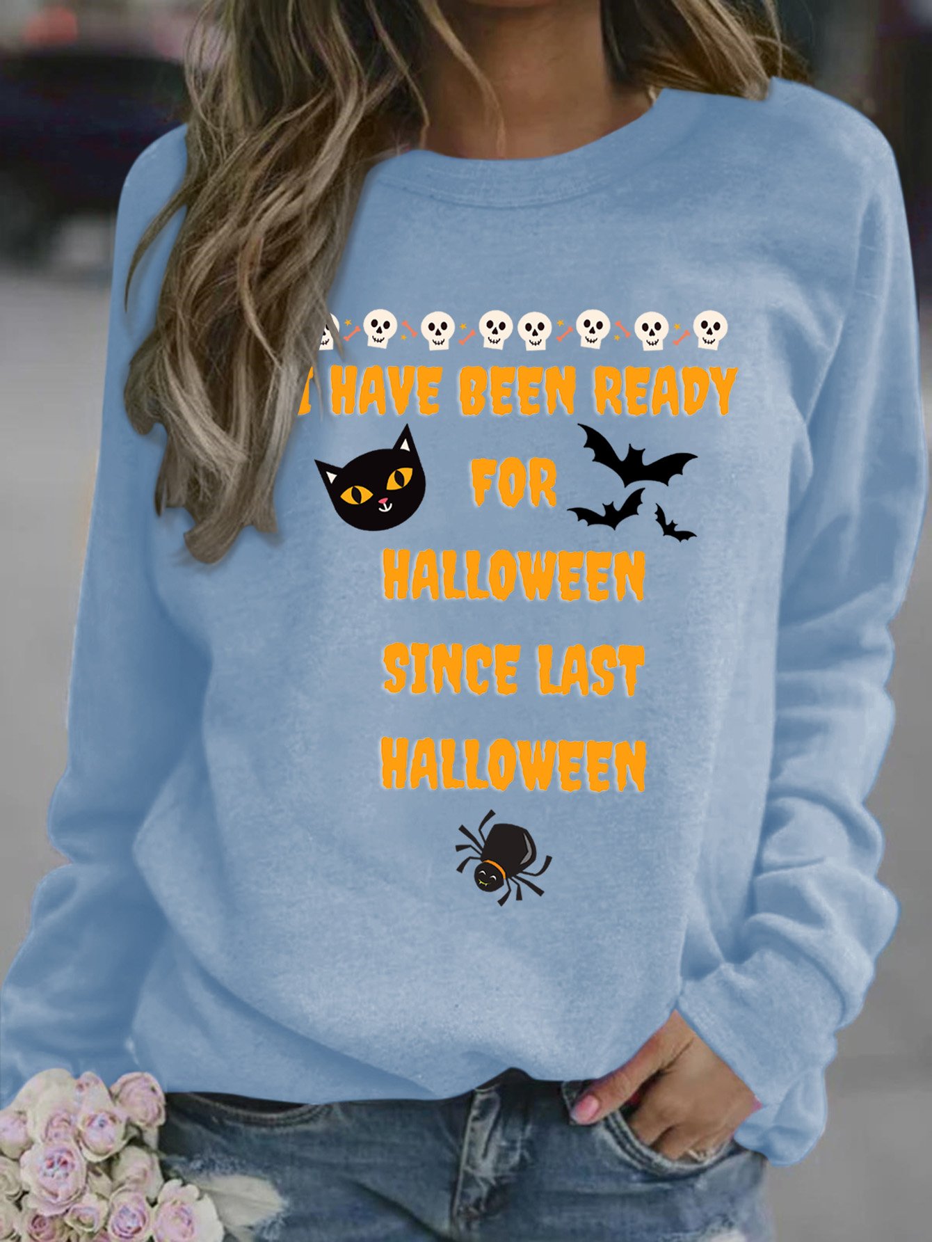 Lilicloth X Kat8lyst I Have Been Ready For Halloween Since Last Halloween Women's Sweatshirt