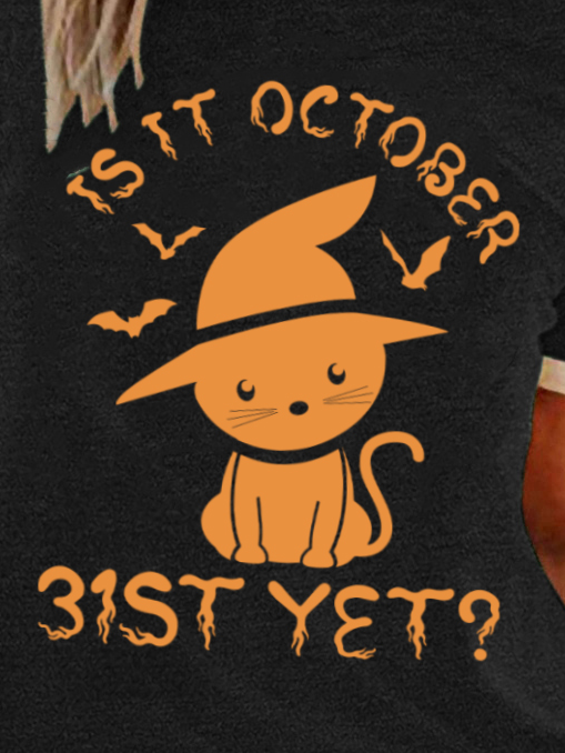 Lilicloth X Jessanjony  Is It October 31 Yet Women's Halloween T-Shirt