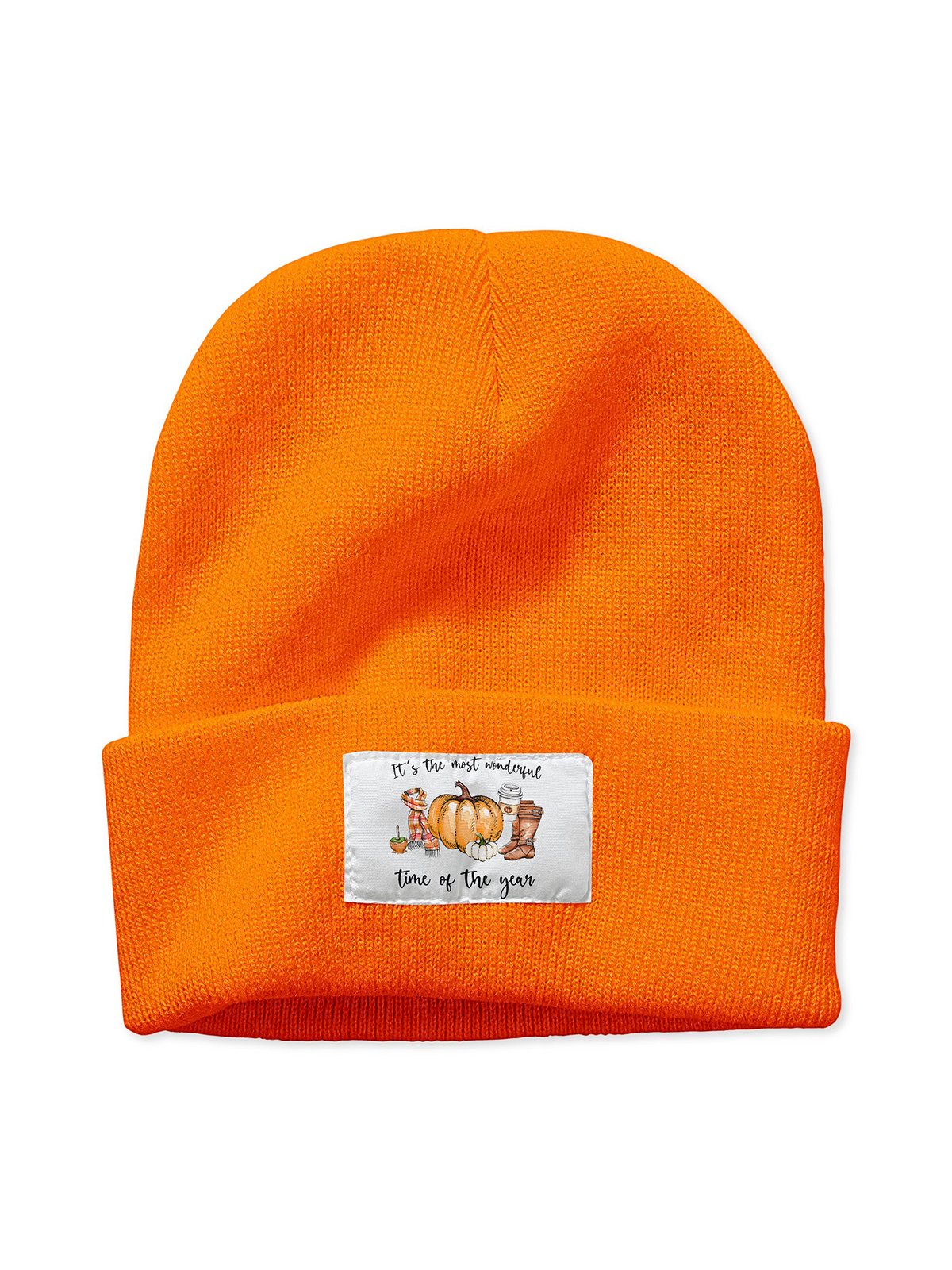 It's The Most Wonderful Time Of The Year Halloween Graphic Beanie Hat 