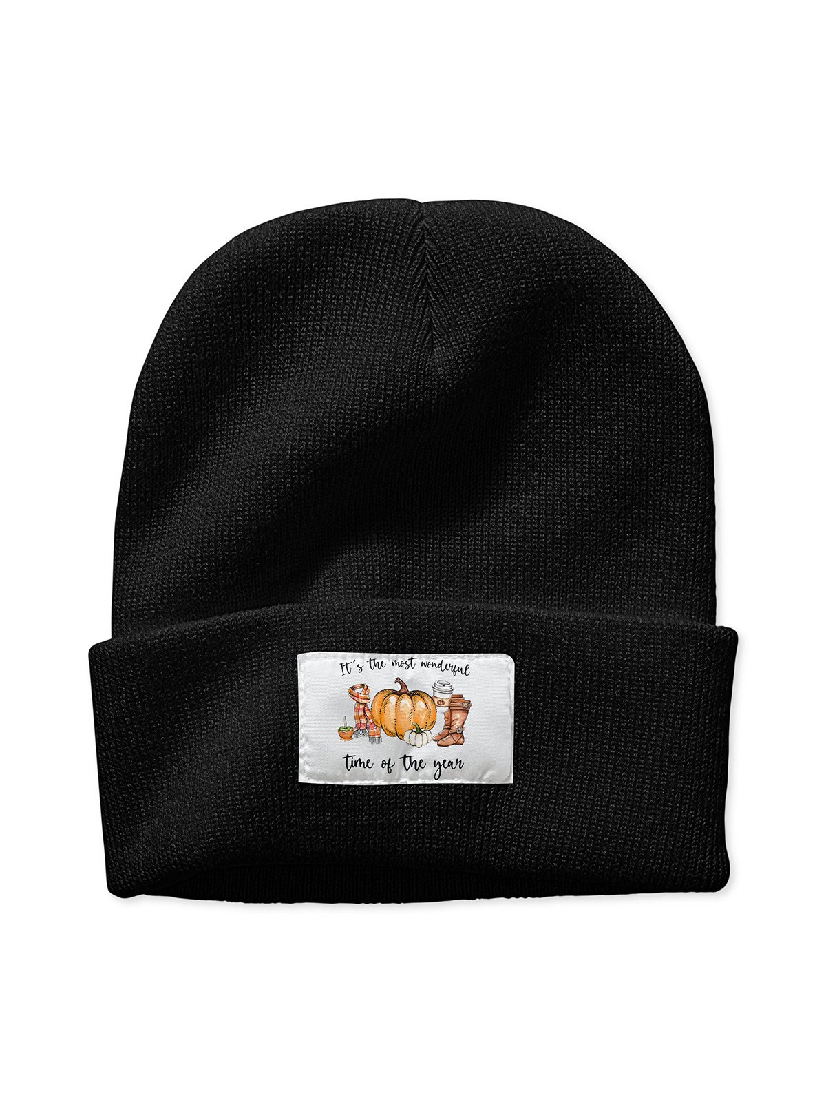 It's The Most Wonderful Time Of The Year Halloween Graphic Beanie Hat 