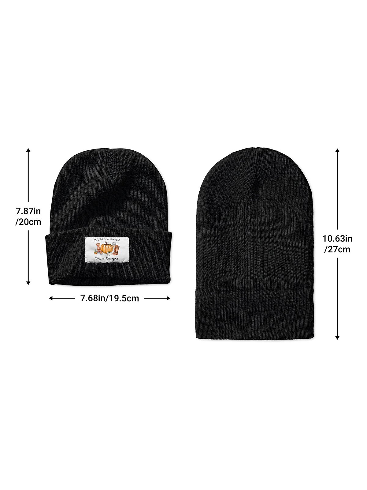 It's The Most Wonderful Time Of The Year Halloween Graphic Beanie Hat 