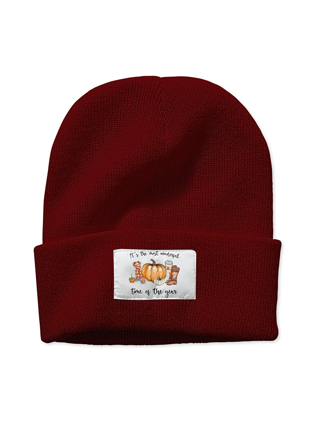 It's The Most Wonderful Time Of The Year Halloween Graphic Beanie Hat 