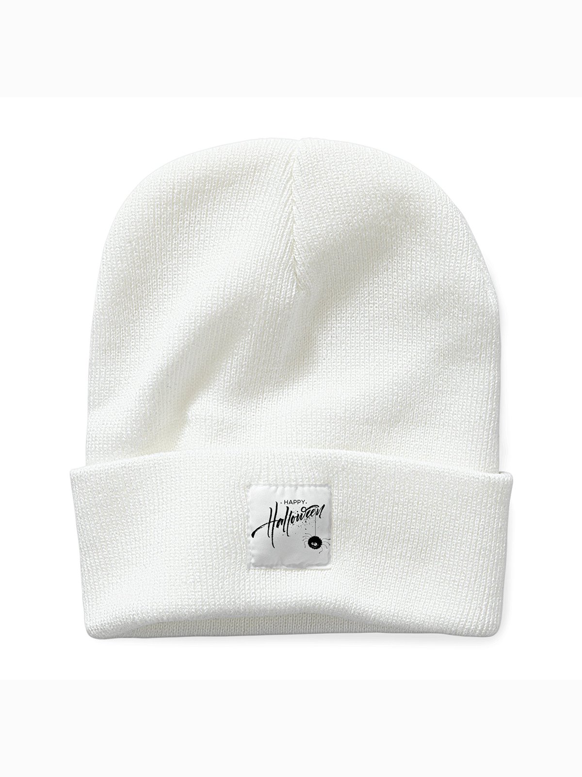 Happy Halloween Graphic Beanie Hat