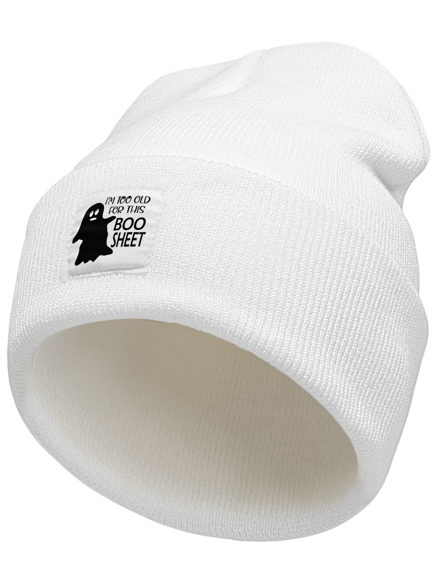 Lilicloth X Paula I'm Too Old for This Boosheet Halloween Graphic Beanie Hat