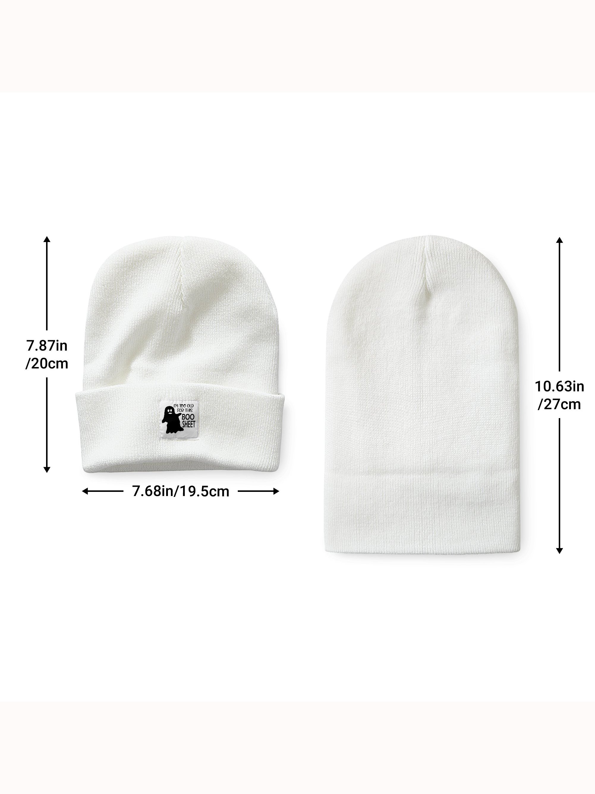 Lilicloth X Paula I'm Too Old for This Boosheet Halloween Graphic Beanie Hat