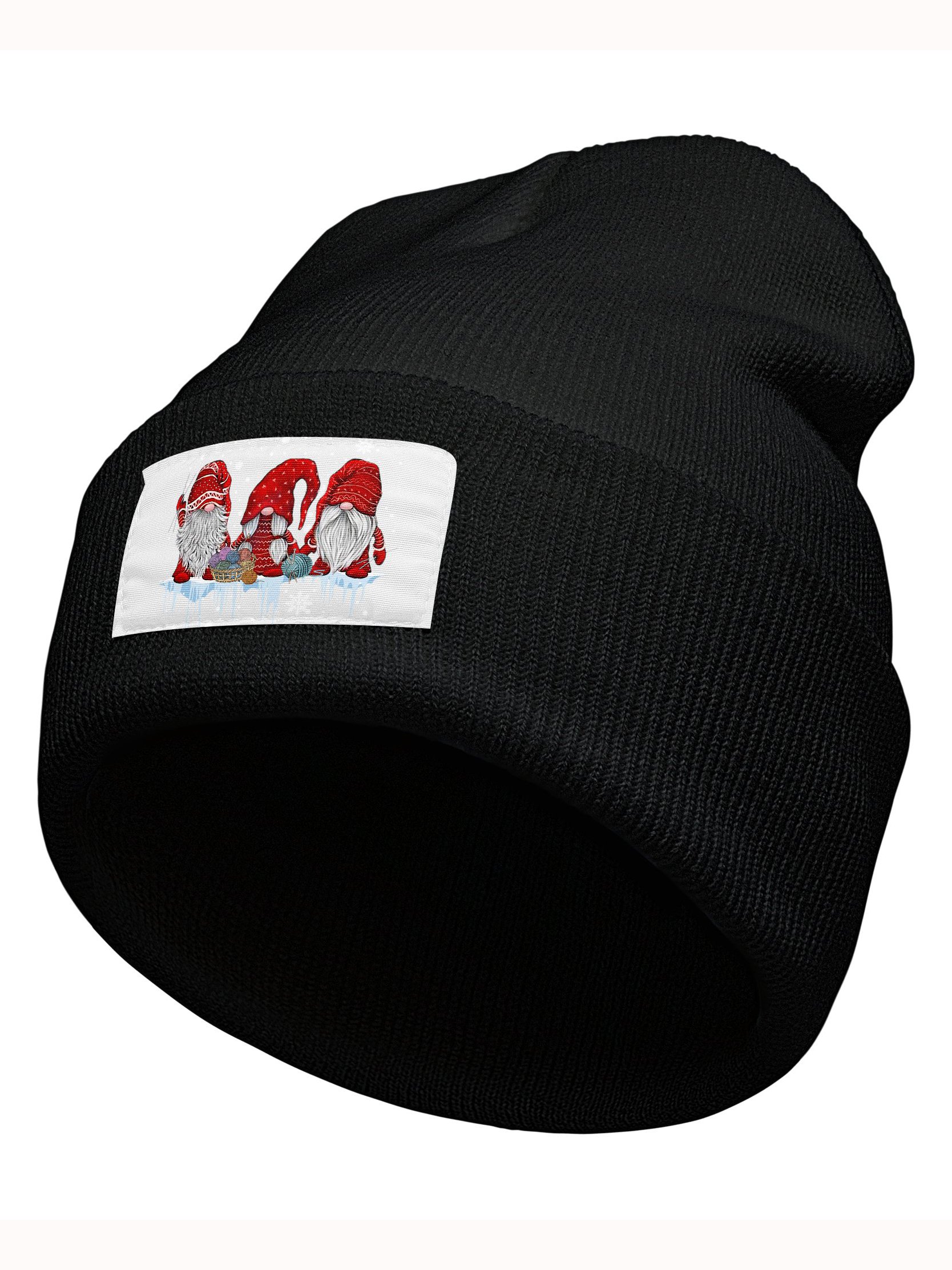 Christmas  Gnome Christmas Graphic Beanie Hat