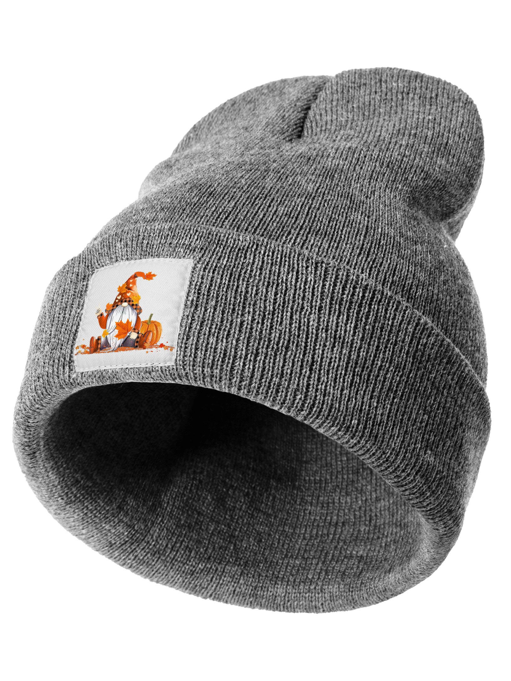 Thanksgiving Halloween Graphic Beanie Hat