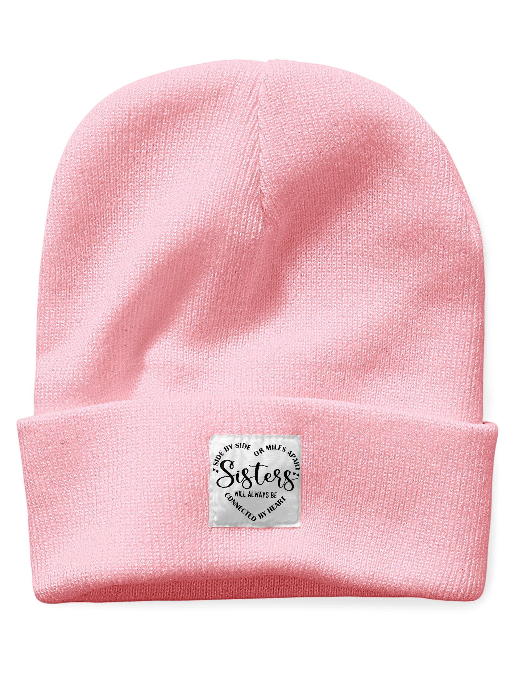 Funny Sister Letter Beanie Hat