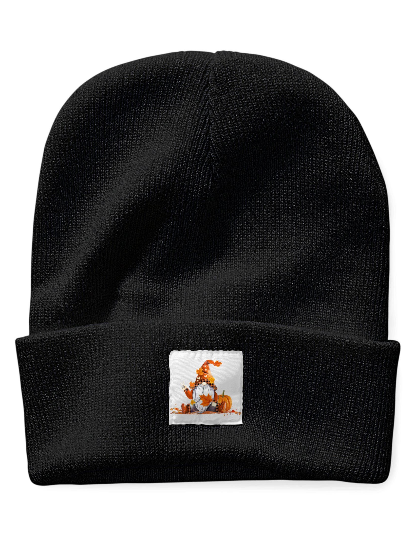 Thanksgiving Halloween Graphic Beanie Hat